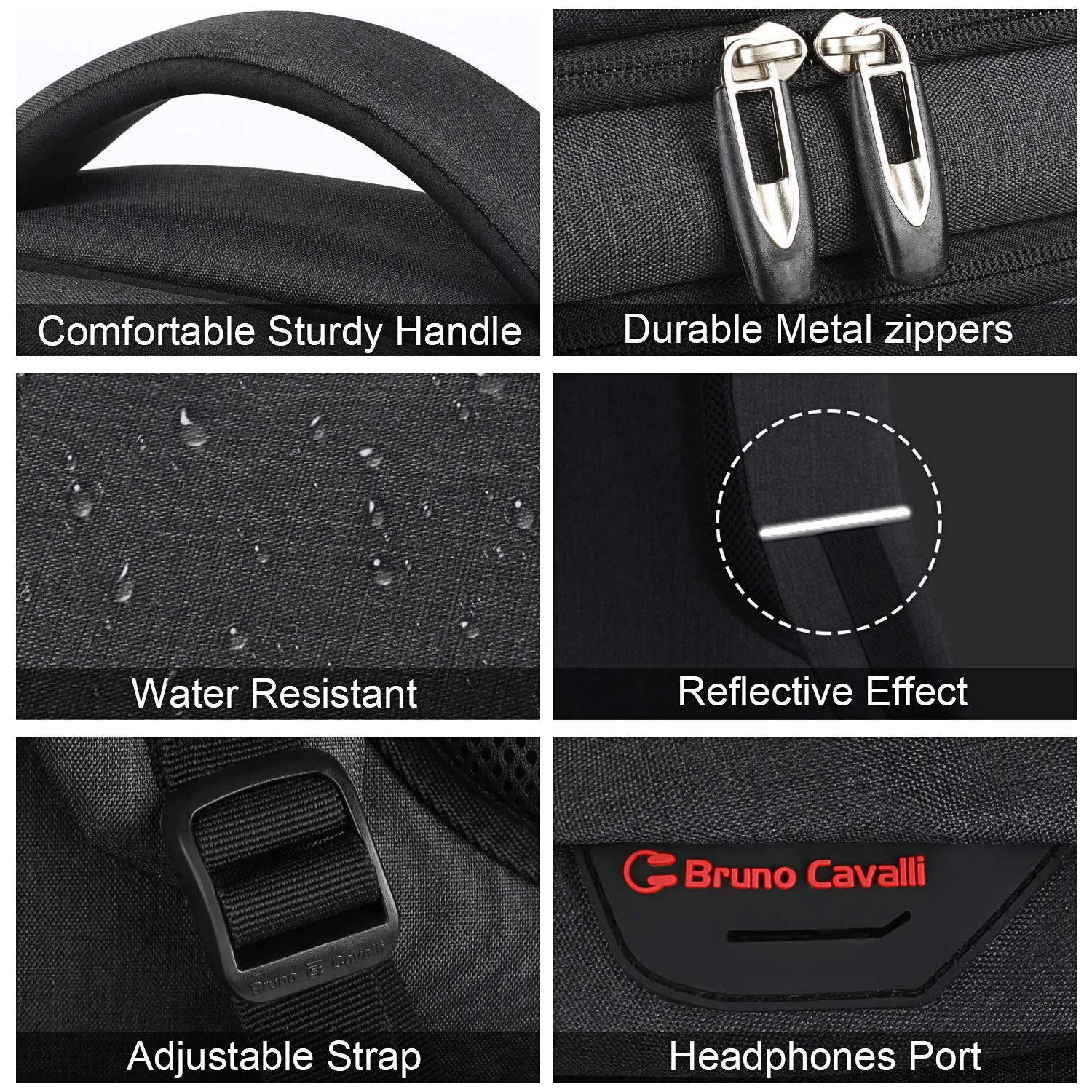 Laptop Bag Man' Backpack Black Men Ergonomics Travel Bag Outdoor Camera Lens Large Capacity Mountaineering Waterproof Handbag