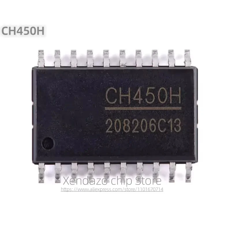 5pcs/lot CH450H SOP-20 package Original genuine Digital tube driver and keyboard control chip