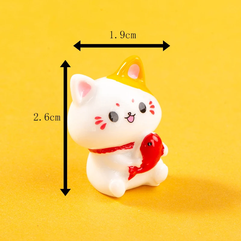 Car Desktop Small Ornament Cute Lucky Cat Doll Doll Creative Mascot Decoration Children's Small Gift Accessories