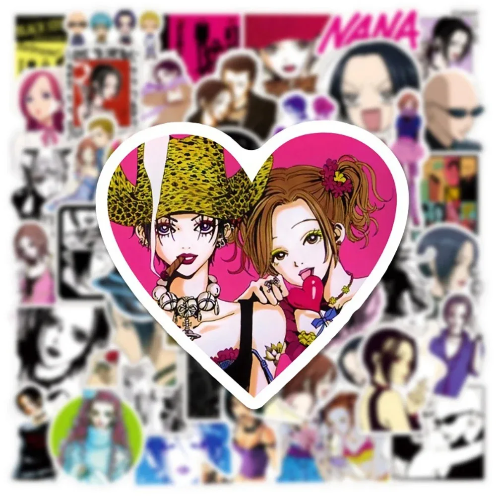 10/30/50PCS Anime NANA Stickers Cool Graffiti Decals DIY Decoration For Phone Laptop Stationery PVC Waterproof Sticker Toys Gift