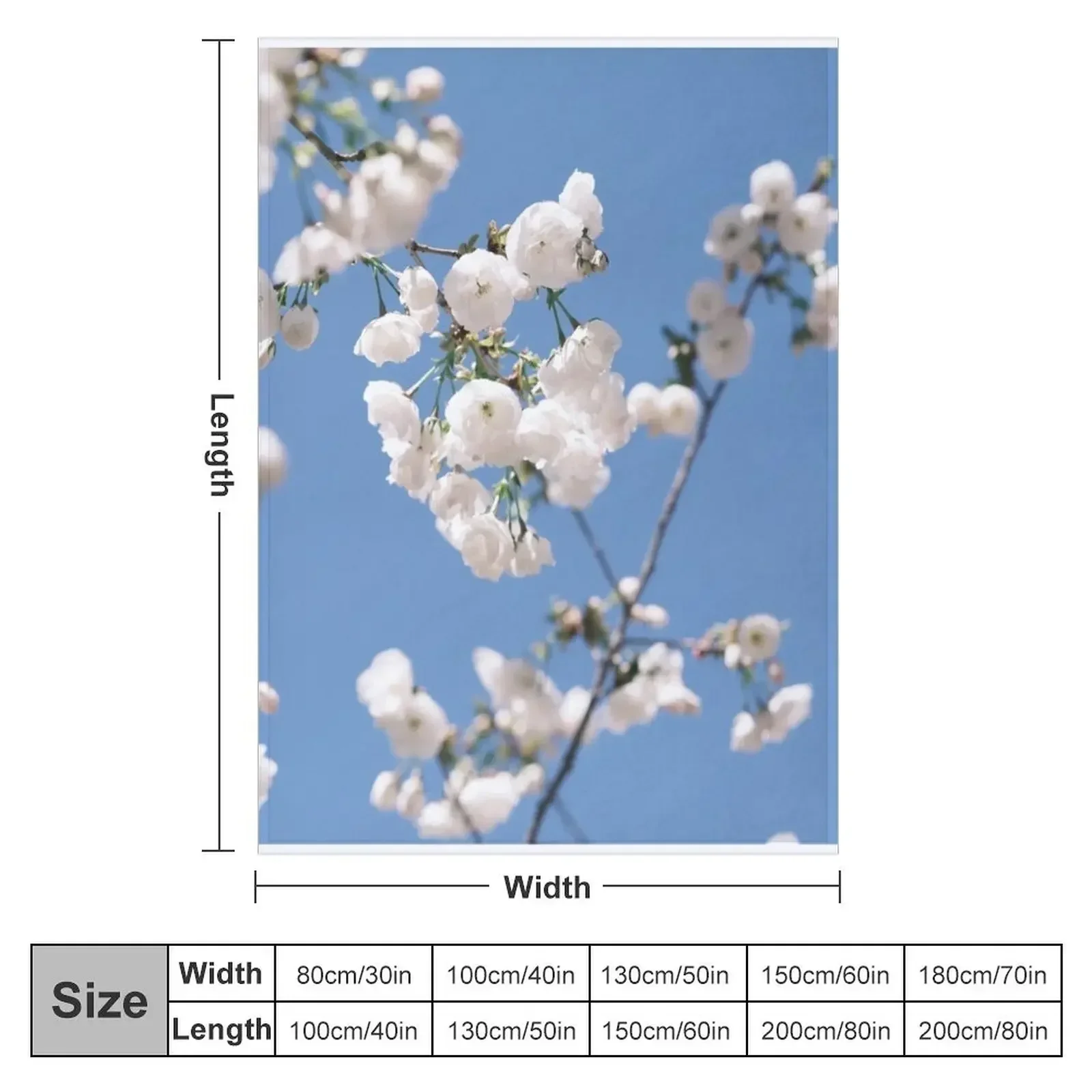 Small White Tree Flowers, Salt Lake City Throw Blanket funny gift Cute Blankets