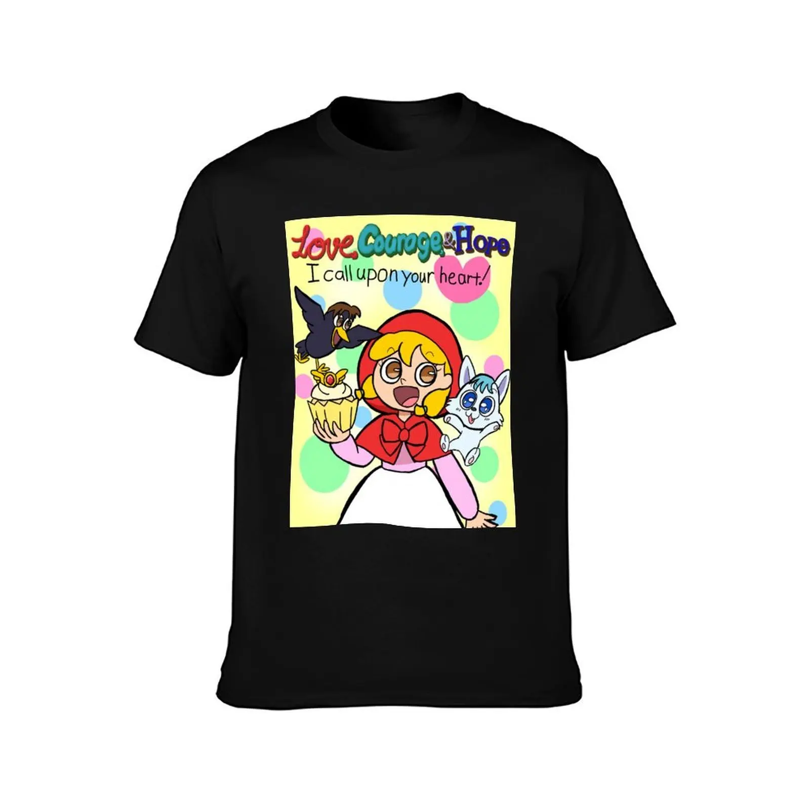 Akazukin ChaCha Greetings Card T-Shirt Sporty Casual Quick Dry T-Shirt