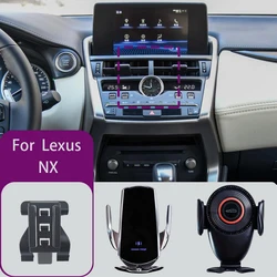 For Lexus NX 2014 2015 2016 2017 2018 2019 2020 2021 Car Phone Mount Wireless Charger Special Mobile Phone Holder Fixed Stand