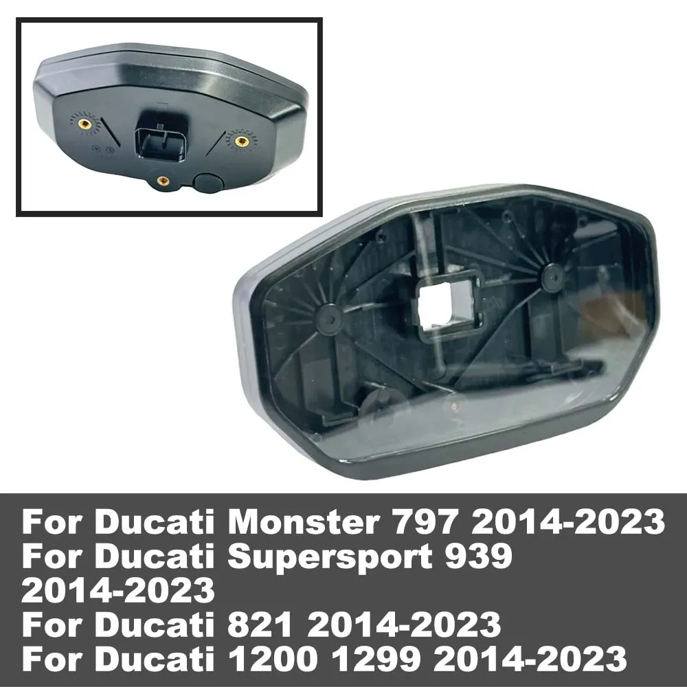 

Motorcycle Instrument Odometer Tachometer Housing Cover Speedometer Case For Ducati 821 1200 1299 Monster 797 Supersport 939