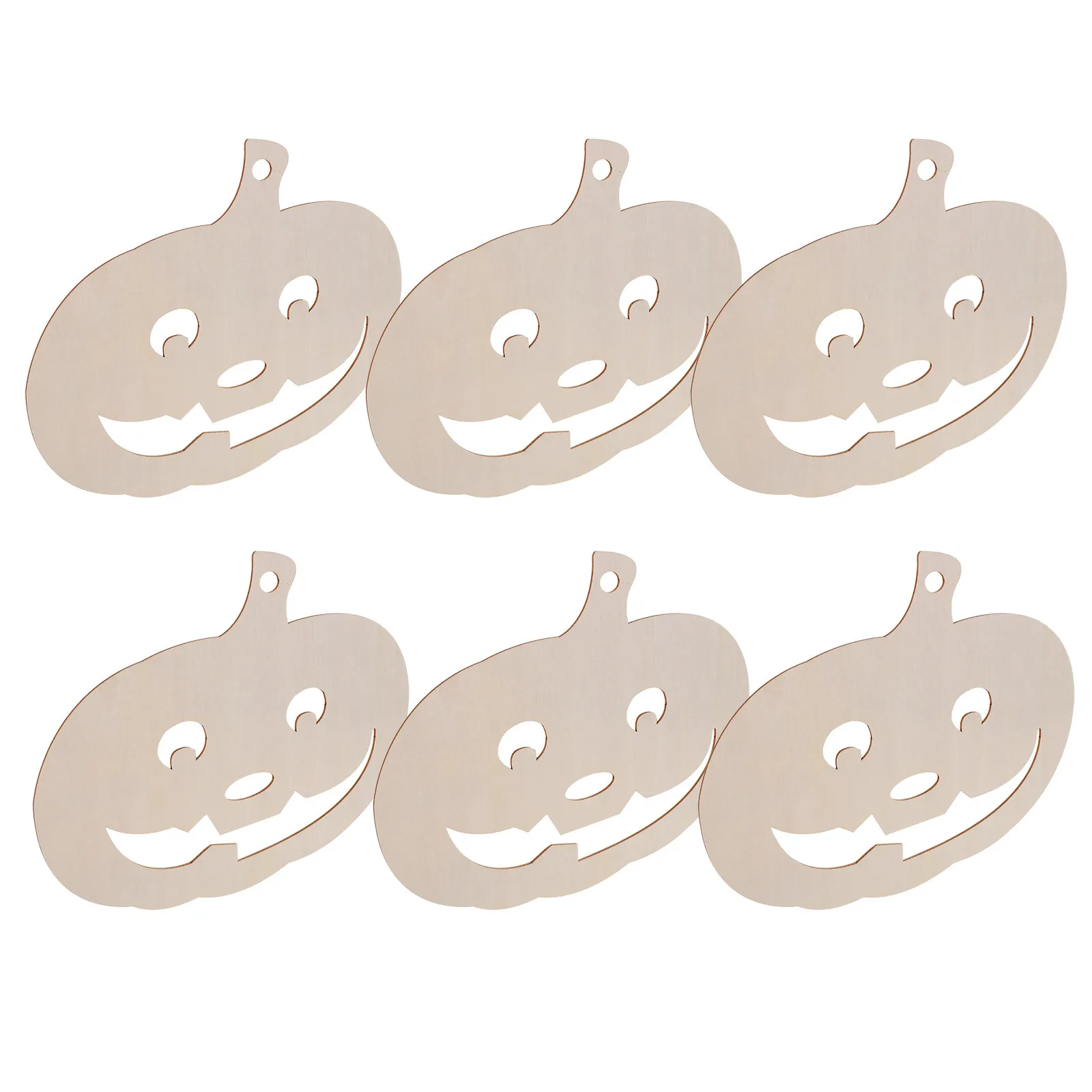 

Набор из 6 деревянных заготовок в форме тыквы, неокрашенные, для поделок, декорации на Хэллоуин, осенние и праздничные украшения, для самостоятельного изготовления