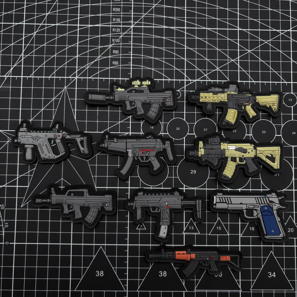 

Наклейка из материала ПВХ с одним узором, мягкая резина, на крючке и петле, тактический значок мораля - нашивка - многоцветная, идеально подходит для наручных повязок, рюкзаков и одежды, нашивки с вышивкой