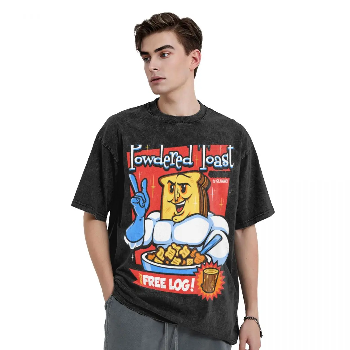 Powdered Toast Crunch T-Shirt anime clothes oversized t shirt custom shirt mens champion t shirts