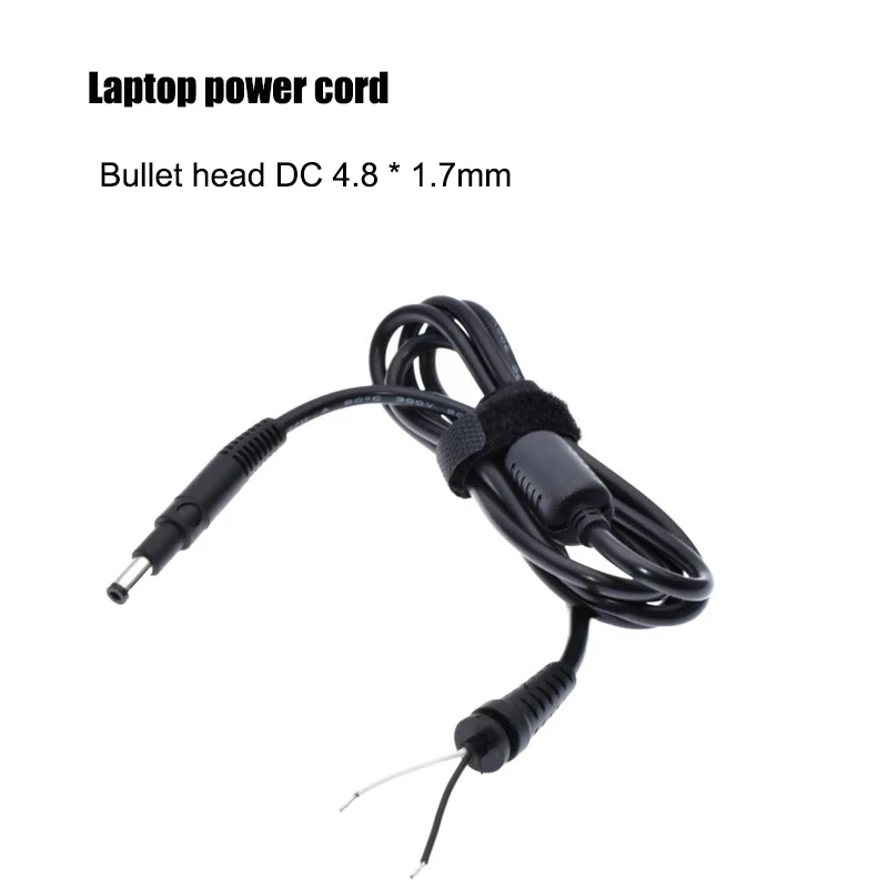 Notebook DC Round Mouth With Needle Bend DC Power Cord Connection Wire All Copper Wire With Magnetic Ring Anti-interference