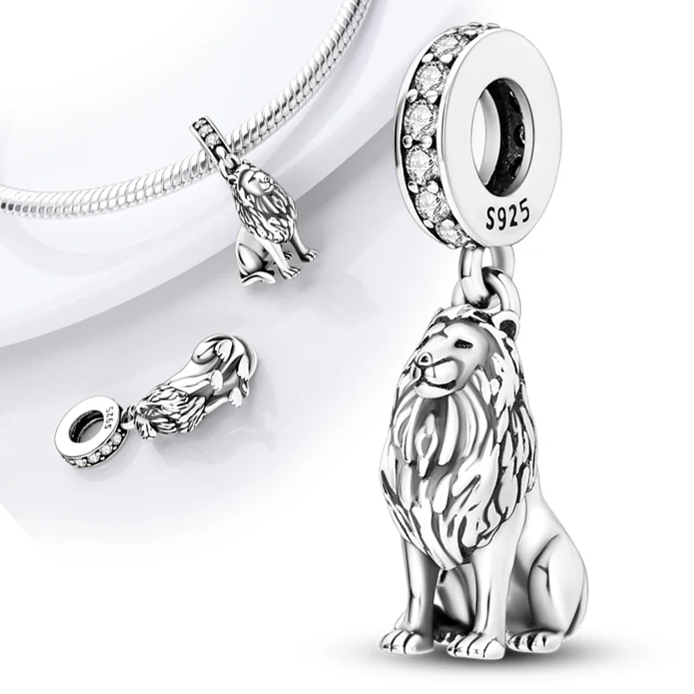 Silver Charms Beads Animal Designs for DIY Accessories