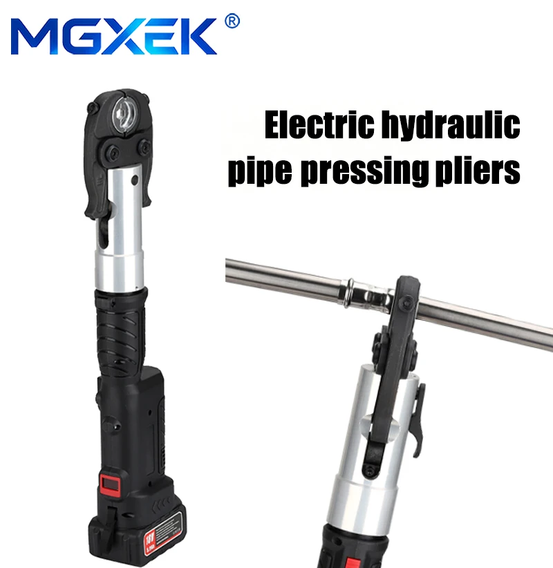 

MGXEK Battery Pipe Crimping Tool Compression Pressing Device for Copper Fittings and Multilayer PEX Pipes