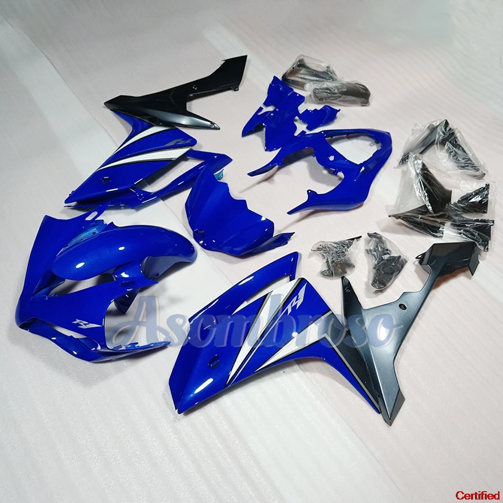 야마하 R1 2007 2008 yzf r1 07 08 오토바이 페어링 바디워크용 밝은 파란색 풀 페어링 키트, 신제품