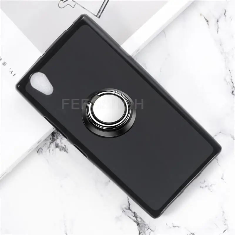 For Lenovo P70-A P70T P 70 5.0 inch P70 P70A Back Ring Holder Bracket TPU Soft Silicone Phone protect Case Anti falling shell