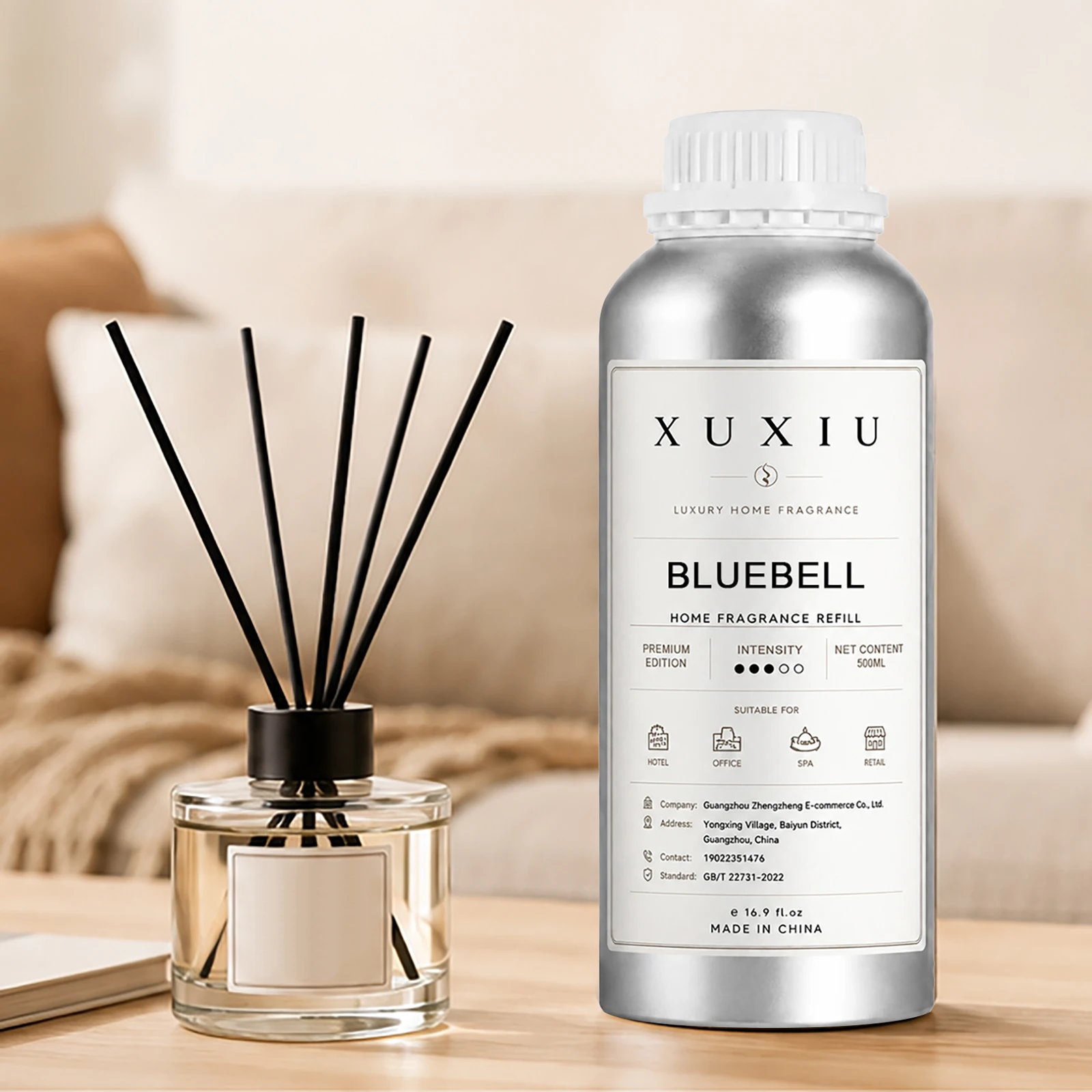500ml fragrance oil supplement liquid, fragrance diffuser, large aroma diffuser, suitable for hotels and households