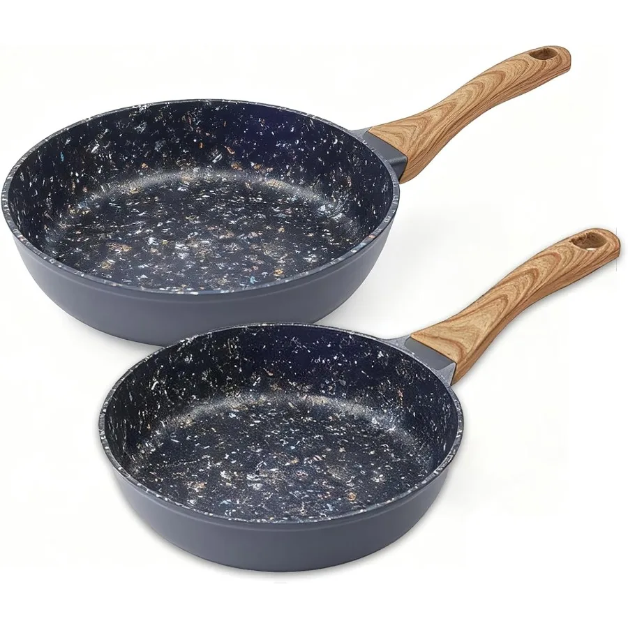 

Сковорода с антипригарным покрытием 8,5 10,25 дюйма с превосходным покрытием без PFOA и нетоксичным покрытием для идеальных яиц и блинов толщиной 3 мм