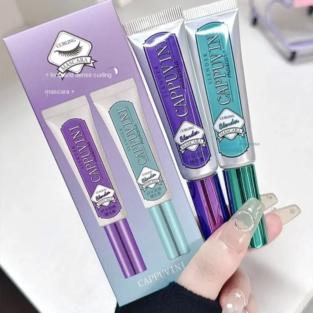 Hyper Curling Toothpaste Tube Mascara Non-smudge Long Lasting Curling Thick Eyelashes Fast Dry Extra Volume Eyelash Extension