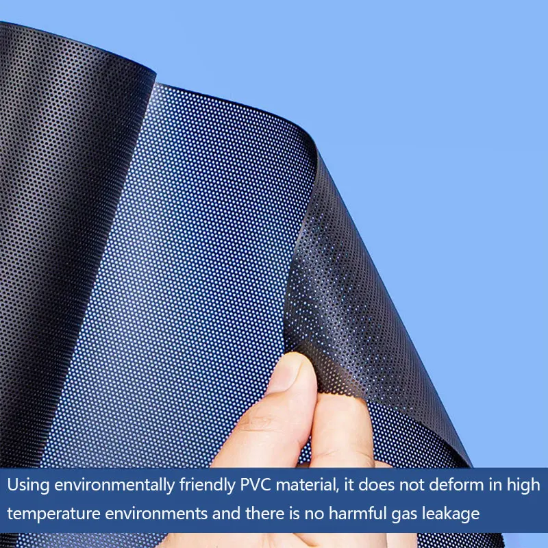 30x50 50x50cm Chassis PVC Dustproof Mesh Desktop Computer Host Side Panel Cover Cabinet Heat Dissipation and Ventilation view 2