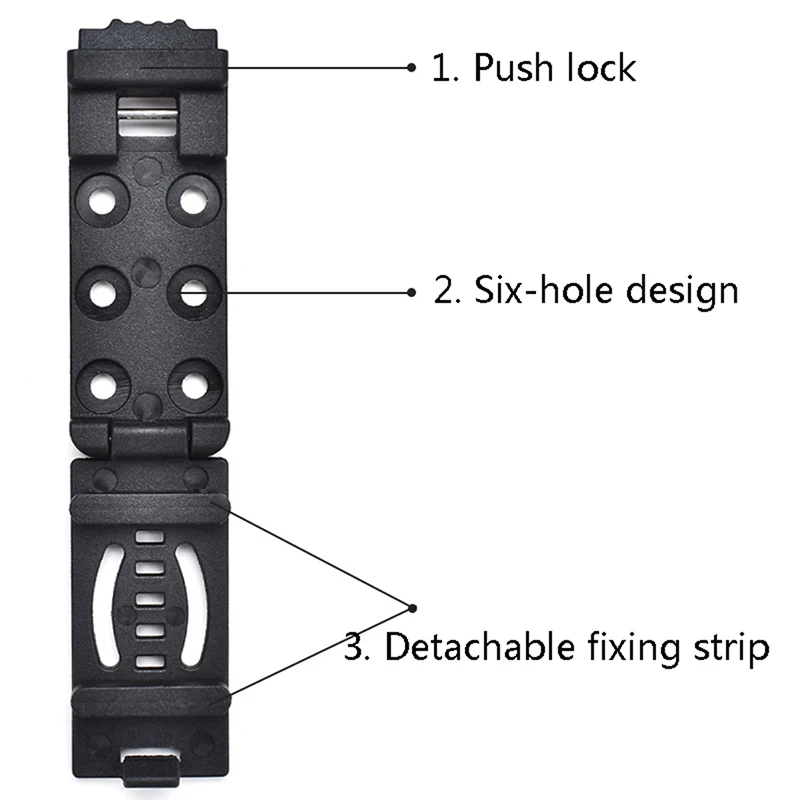 DIY Multi-function Quick-pull K Sheath Clip Tool Waist Clip Tactical Back Flashlight Clip Modification Accessories