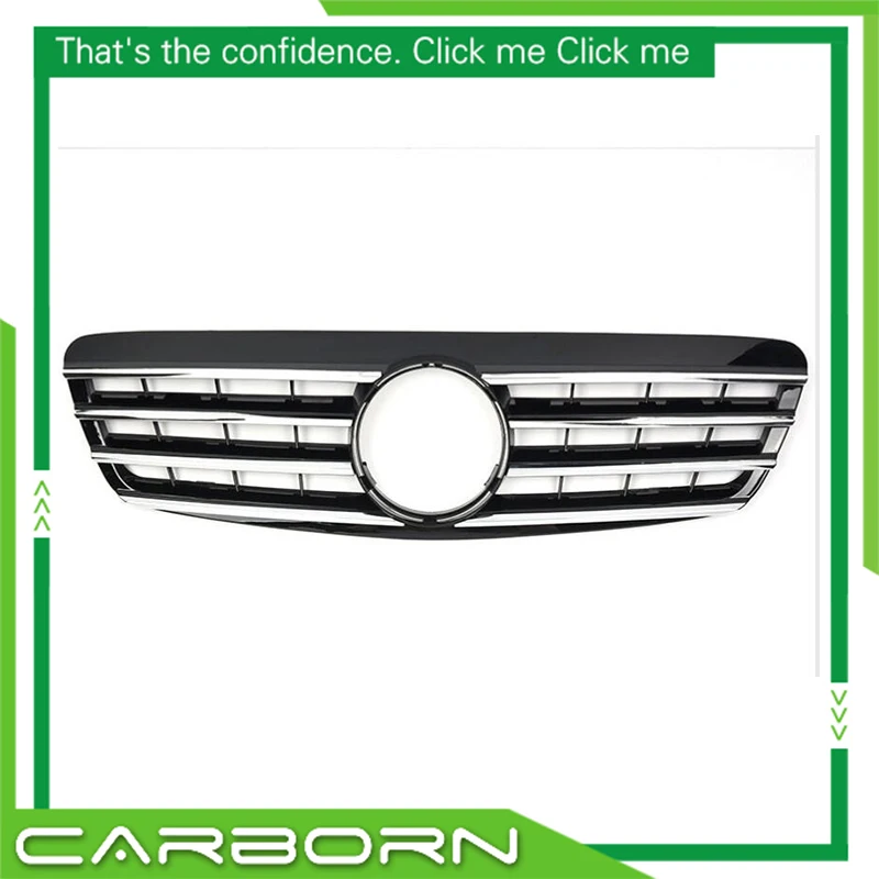 

2000 2001 2002 For Mercedes Benz S-Class W220 S280 S300 S320 S350 S500 Front Bumper Grill CL Style ABS Front Racing Grille