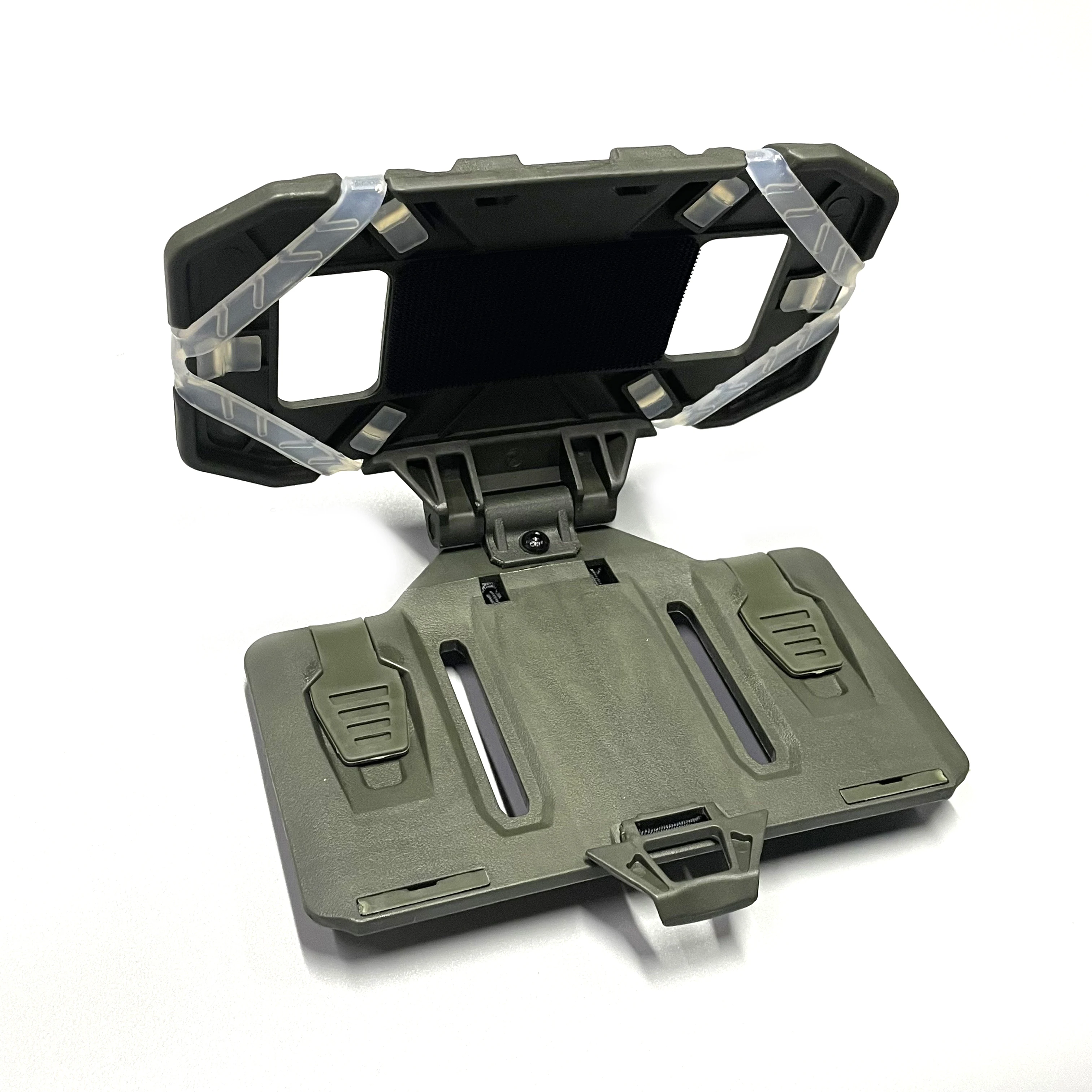 Tactical MOLLE Phone Holder, Folding Navigation Board, Cellphone Hold Gear, Airsoft Hunting Vest Accessories view 3