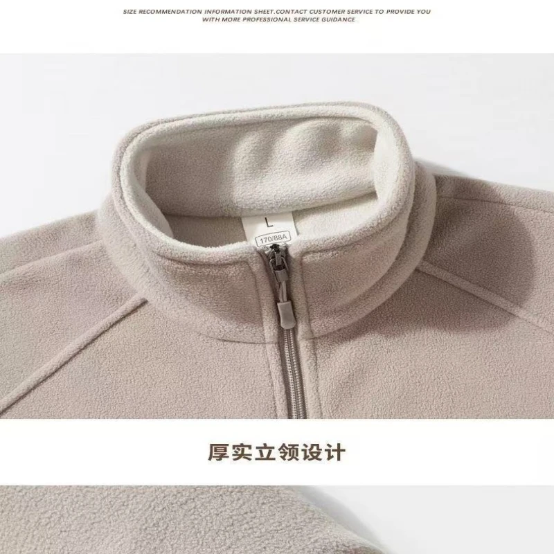 2026 Herbst/Winter Neue Hochwertige Polar-Lammfelljacke für Herren, Business- und Freizeitjacke, winddicht und warm. – Detail 3