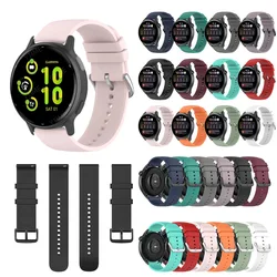 20mm Silicone Band For Garmin Vivoactive 3 5 / Forerunner 245 645 Bracelet Wrist Strap For Garmin Venu SQ 2/Venu2 Plus Watchband