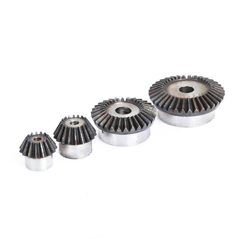1Pcs 45# Steel 1M Bevel Gear 15 16 18 20 22 24 25 26 28 30 35 40 Teeth 1:1 90 Degrees Transmission Gears