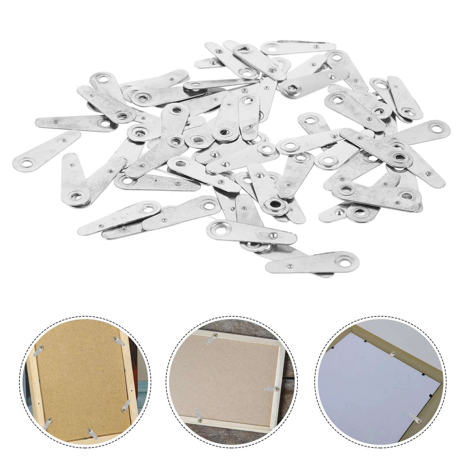 1000 Pcs Photo Frame Accessories An Fittings Metal Turn Buttons Heavy Hanging Hardware