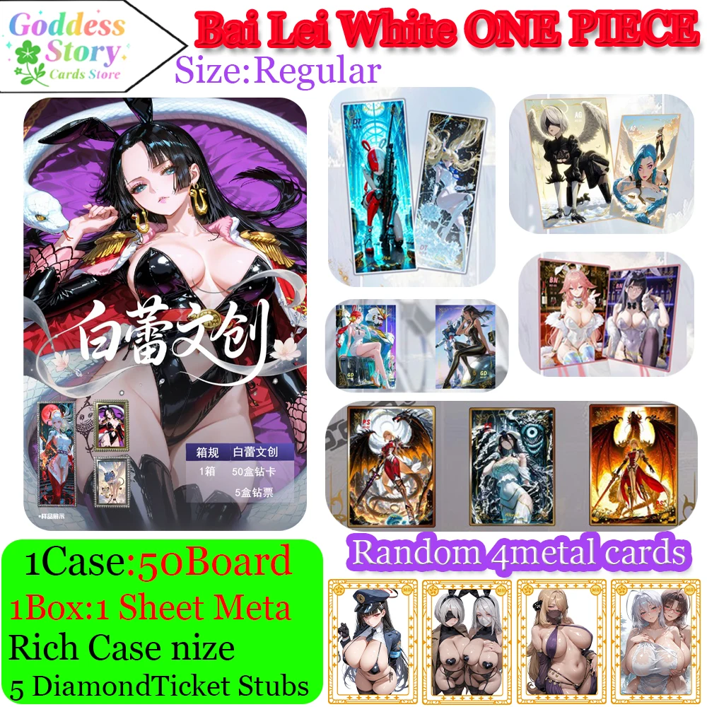 BaiLei Culture diamant cartes Waifu Collection jeu carte fille fête Doujin Booster boîte carte nue jouets cadeaux