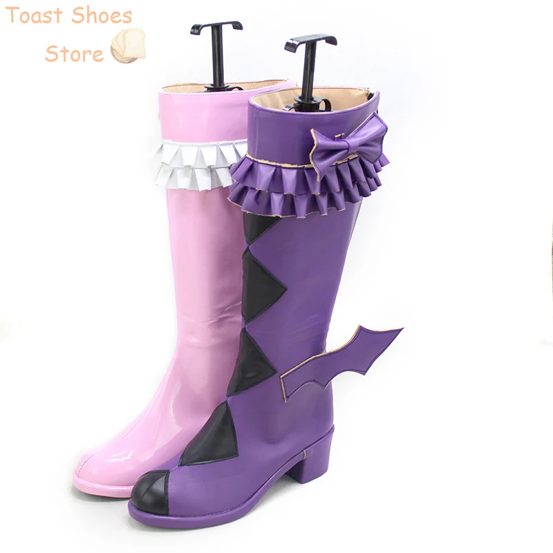 Kuri Kaname Cosplay Schuhe Pu Lederschuhe Halloween Stiefel Anime hübsche Rhythmus Cosplay Requisiten Kostüm Requisite