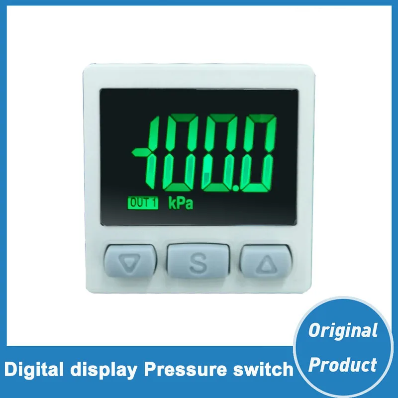 Digital pressure switch negative pressure gauge vacuum gauge air pressure sensor IZSE30 high-precision pressure controller