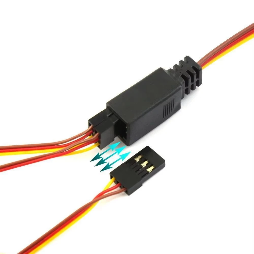 RC Y-Kabel Länge 350mm Fernbedienungskabel Servo-Lüfter-Verlängerungskabel für Futaba JR RC Auto HSP Traxxas TRX4 Axial SCX10 TAMIYA