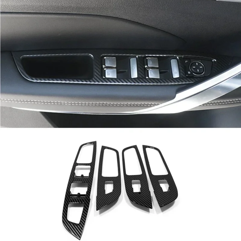 LHD For Geely Atlas Pro Azkarra Belgee X70 2020-2023 Interior center console instrument panel gear shift door decorative strip