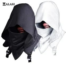 Kapuze Umhang Cape Cowl Erwachsenen Cyberpunk Kostüme heidnischen Accessoire Cosplay mittelalter lichen Attentäter Hut Krieger Outfit und tägliche Kleidung