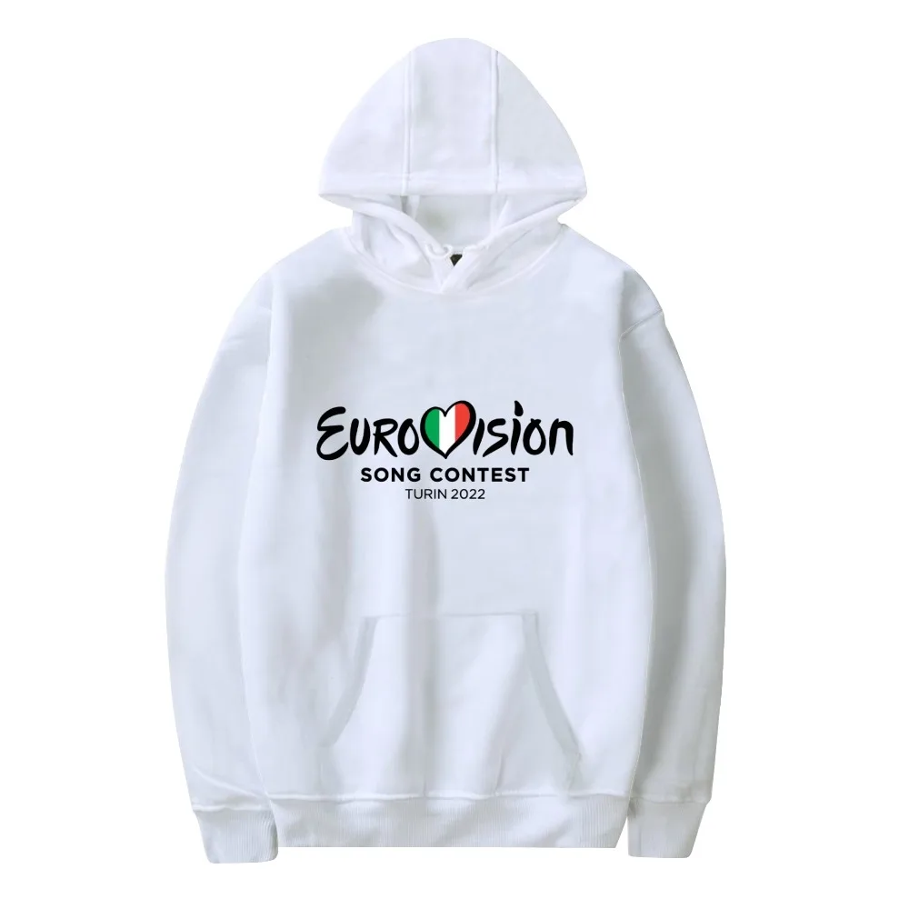 Eurovision  Hoodie Unisex Long Sleeve Men Women Sweatshirt Eurovision Song Contest Turin Couple Clothes