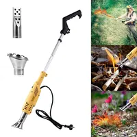 2000W Electric Thermal Weeder Lawnmower Hot Air Weed Killer Grass Flame Burner Outdoor Killer Tool Portable Garden