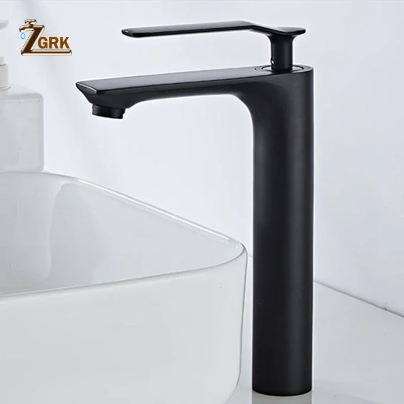

Смеситель для раковины, смеситель для ванной комнаты, монтируемый на палубе, смеситель для раковины с горячей и холодной водой, матовый черный, смеситель для раковины, кран, простые хромированные краны