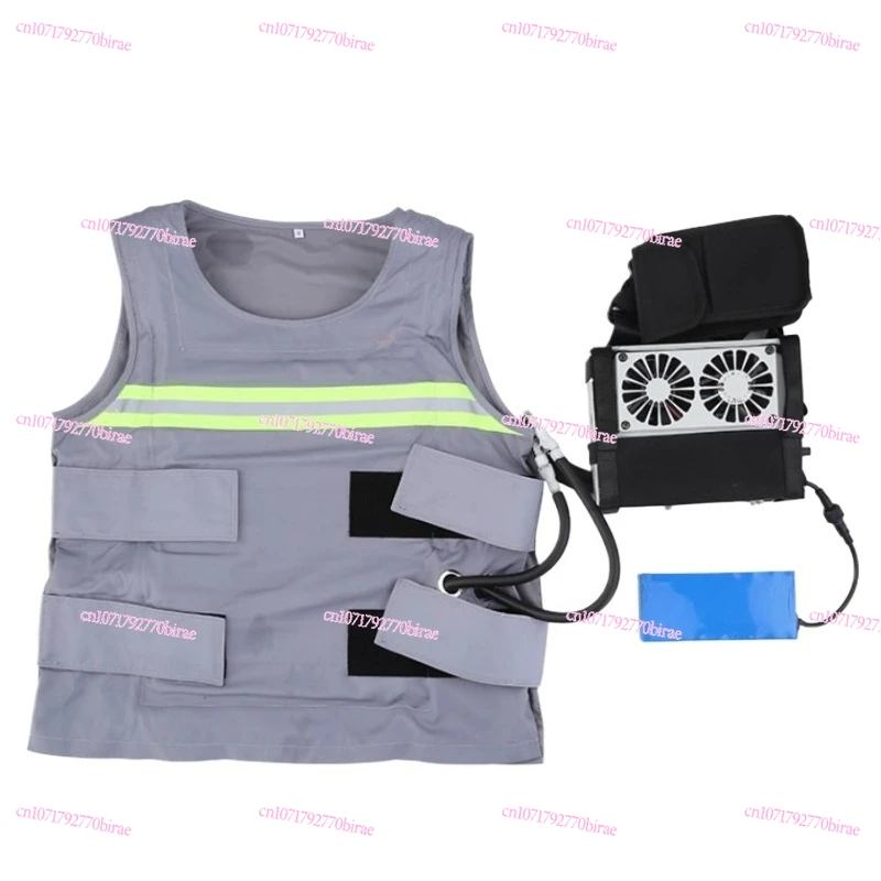 

Clothing with DC Micro Compressor, Summer Outdoor Air Conditioner Jacket, Multi-functional Water-cooled Vest
