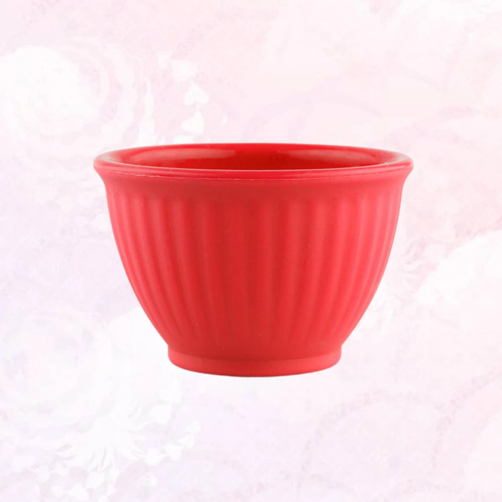 

Silicone Facial Mask Bowl Shockproof Odorless Prep Measuring Home Use DIY Anti drop Bowls For Herbs Sauces Staging