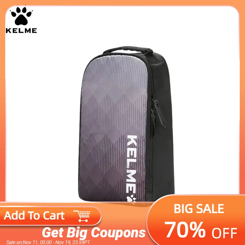 Kelme กระเป๋ารองเท้ากีฬากระเป๋าเดินทางกลางแจ้งกระเป๋ารองเท้าฟุตบอลกระเป๋ากีฬากระเป๋าถือกระเป๋าวิ่ง