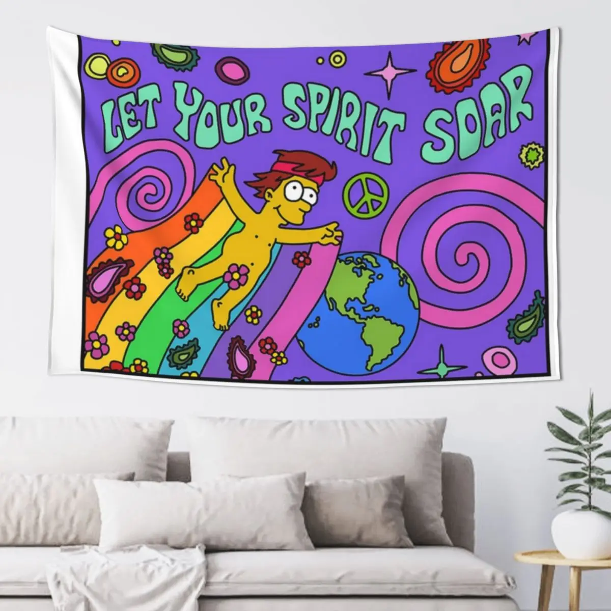 

Let Your Spirit Soar Tapestry Living Room Decoration Home And Comfort Decor Hanging Wall Custom Tapestry