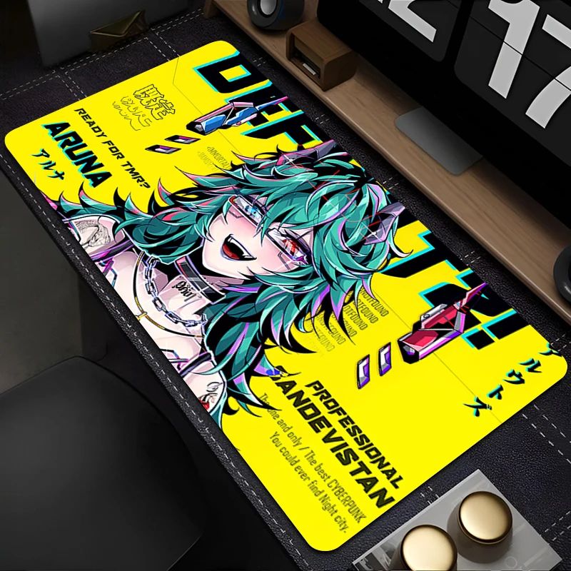 Cool Mouse pad Professional E-sports Gamer MouseMat Cute Anime Woman Mousepad Gaming Extended Keyboard Desk Mat Notbook Mousepad
