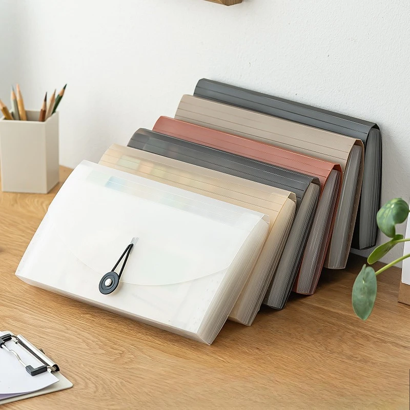 

PP Simple Storage, Versatile with Tags, File Package, Ticket Holder, Accordion Bag