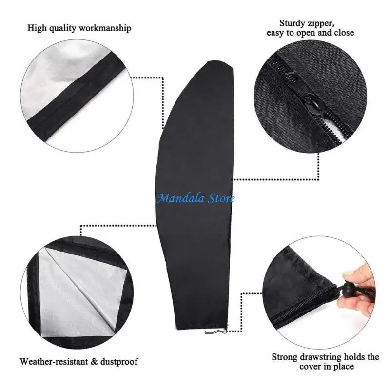 

U2JC Waterproof Outdoor Umbrella Cover Safeguards Your Patios Umbrella