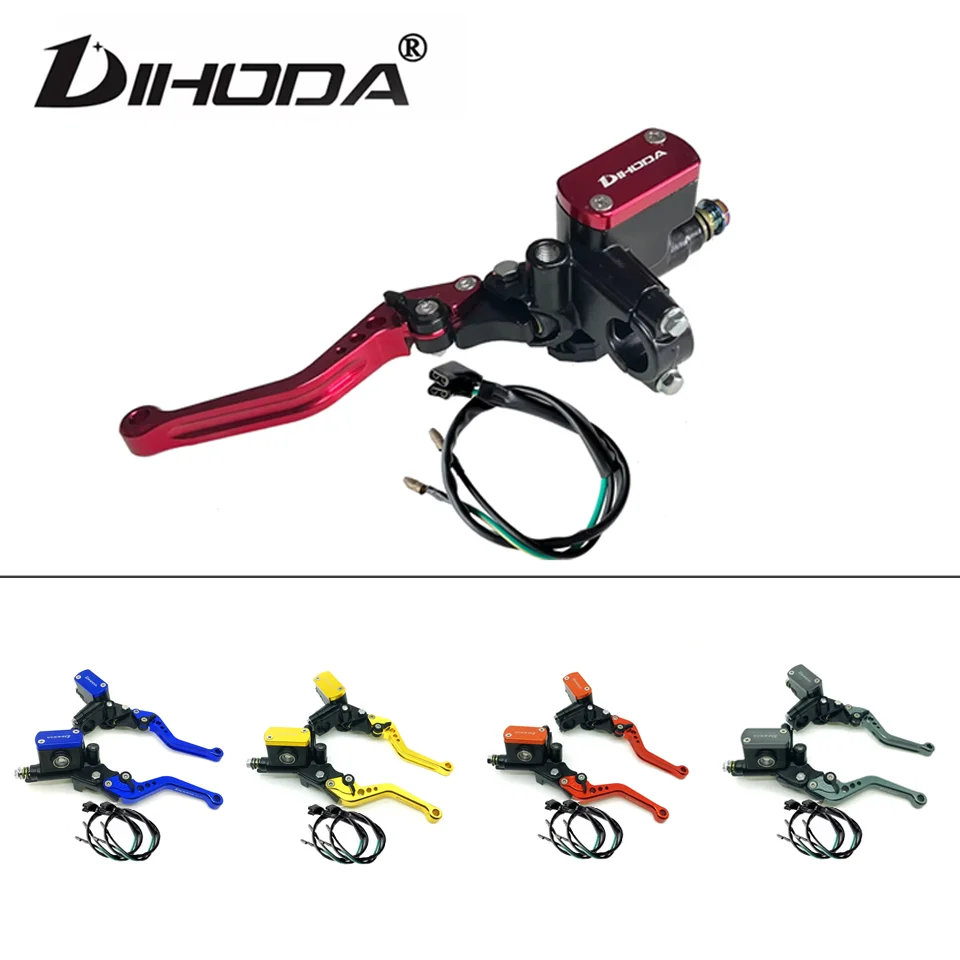 

Универсальный мотоциклетный тормозной насос, передний главный цилиндр, гидравлический тормозной рычаг, насос сцепления для honda Yamaha Kawasaki Suzuki