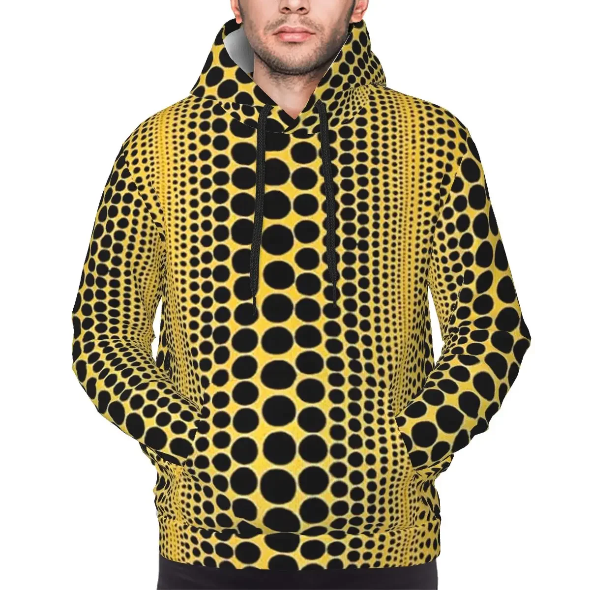 Yayoi Kusama Pumpkin Abstract Art Hoodie Hip Hop Pullover Autumn Winter Men's Women's Sweatshirts Long Sleeve Tops