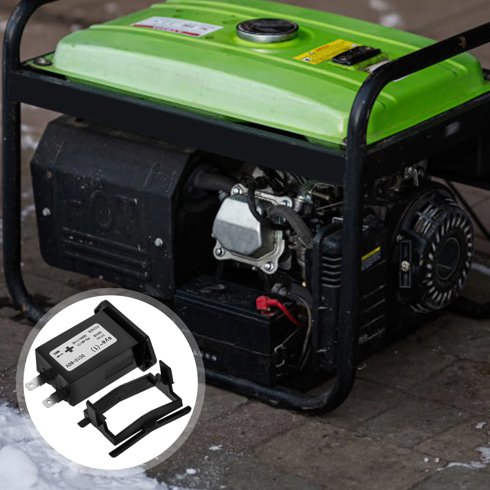 

Industrial -80V Hour Meter Wide Voltage Range Easy Installation Mechanical Hour Meter for Tractors Trucks Generators Heavy