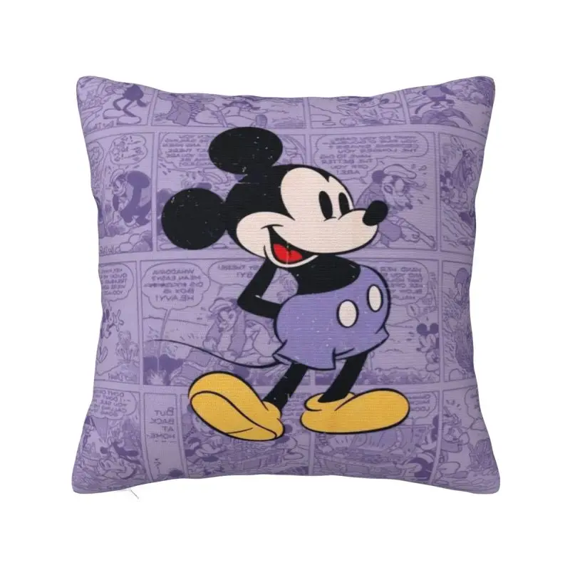 Custom Mickey Mouse Luxury Pillow Cover Anime Sofa Cushion