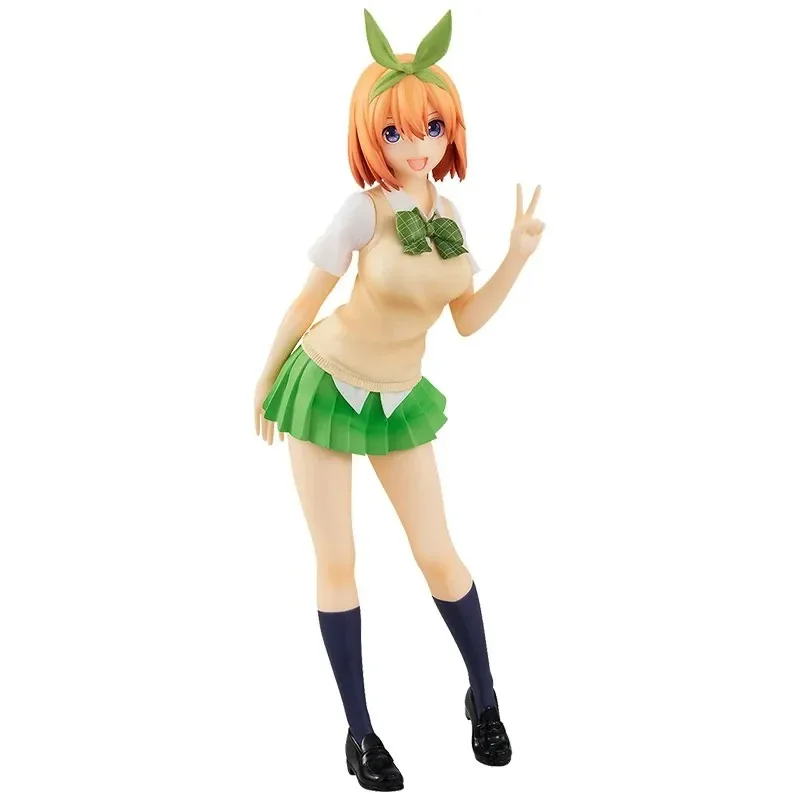 18cm Hot Anime The Quintessential Quintuplets Figur Schuluniform Plissierter Rock Stehend Nakano Miku Modell Statische Actionfigur – Detail 4