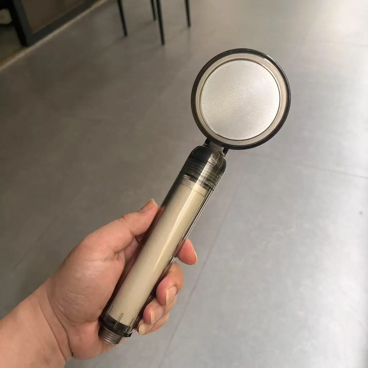 

High Pressure SPA Handheld Shower Head Water Filter, Activated Carbon Filter Reduce Chlorine Heavy Metal, Improves Dry Skin&Hair