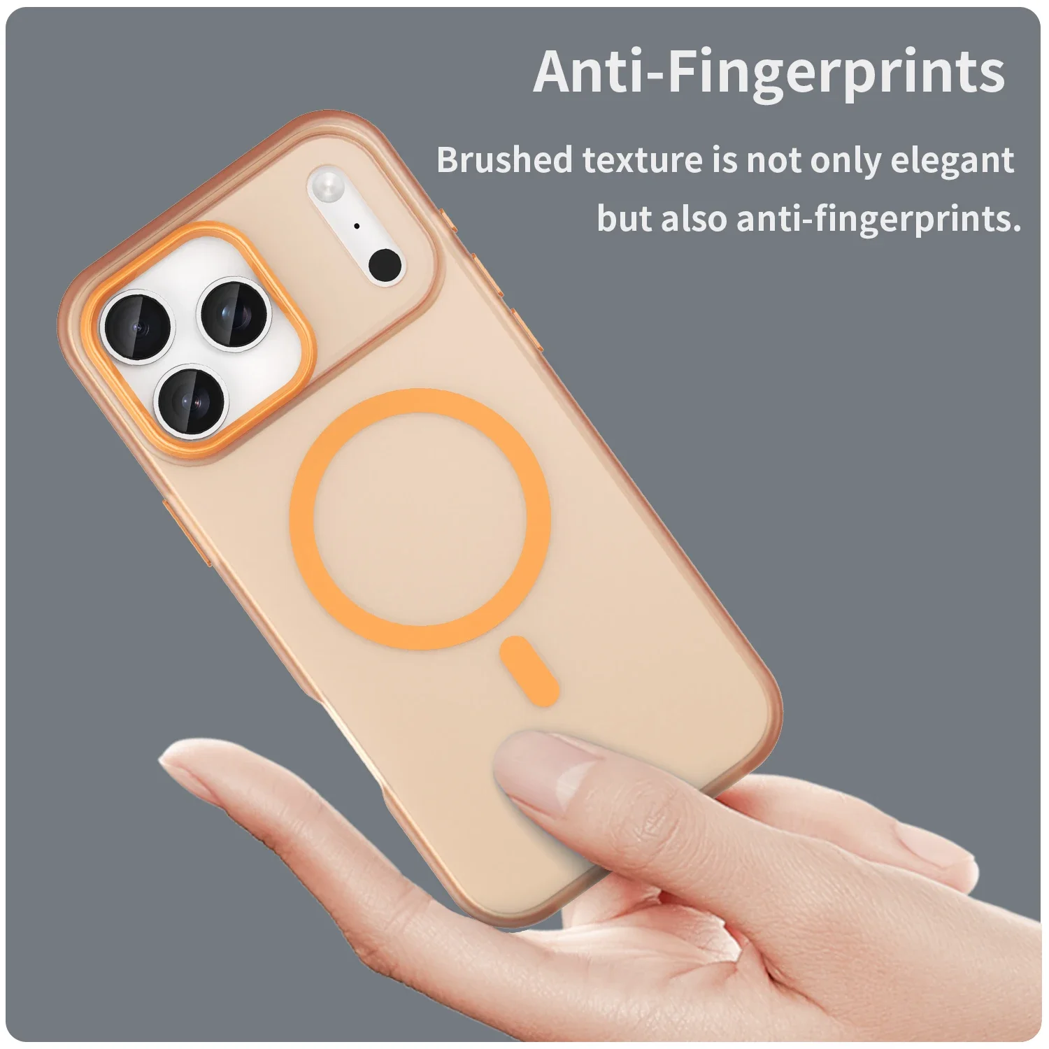 حافظة هاتف Magsafe شفافة غير لامعة مضادة للصدمات لهاتف آيفون 17 برو ماكس 16 15 14 Plus 13 12 11 Pro 17Air 16E غطاء ناعم مغناطيسي